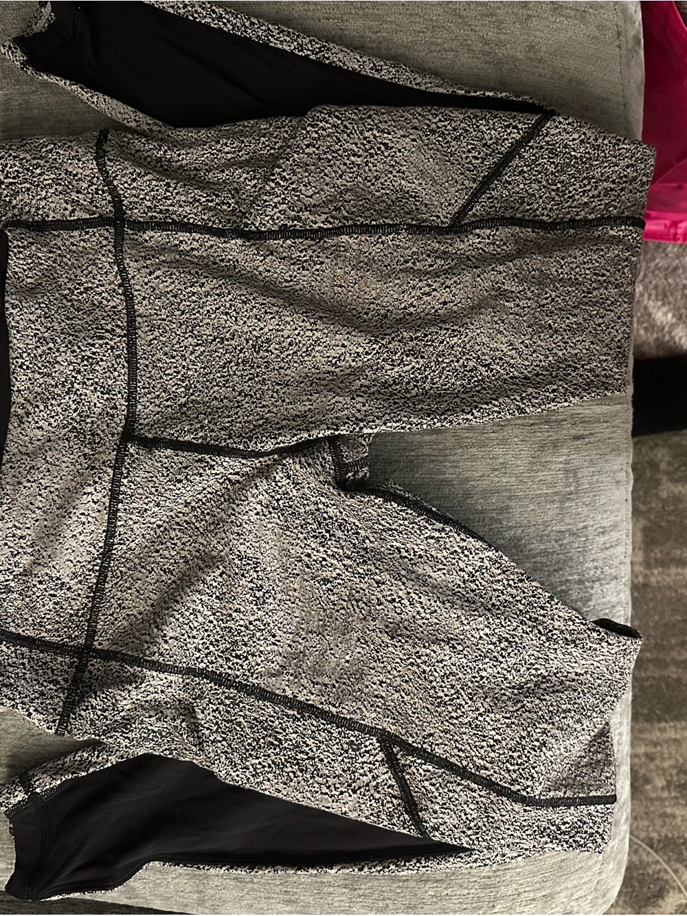 lululemon athletica Black and White Speckled High-Rise Leggings
